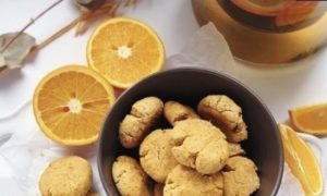 Апельсиновое печенье без сахара кулинарный рецепт