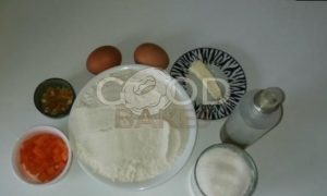 Бискотти с тыквой и апельсиновыми цукатами рецепт шаг 1