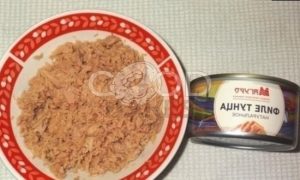 Блинчики из цельнозерновой муки с рисом и тунцом под сырным соусом рецепт шаг 15