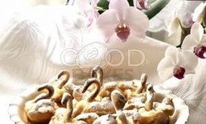 Десерт «Лебединое озеро» с творожно-сливочным кремом рецепт шаг 33