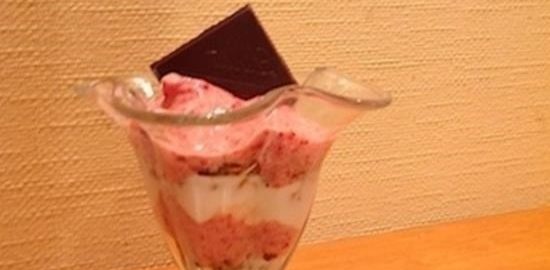 Десерт «Розовые облака» кулинарный рецепт