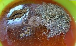 Хлеб на томатной пасте с сушеным луком рецепт шаг 3