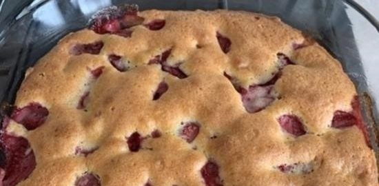 Пирог с ягодами кулинарный рецепт