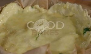 Пирог с капустой кале, творогом и руколой рецепт шаг 10