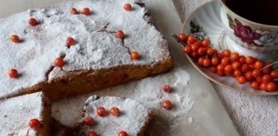 Пирог с морковью и облепихой кулинарный рецепт