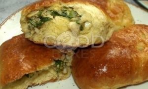 Пирожки с яйцами, зеленью и рисом рецепт шаг 15