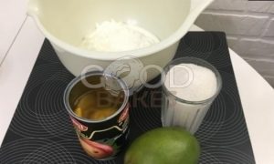 Сметанный десерт «Тропический вкус» рецепт шаг 2