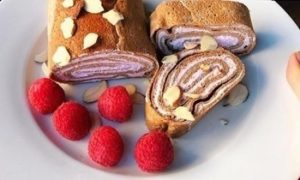Творожно-ягодный десерт кулинарный рецепт