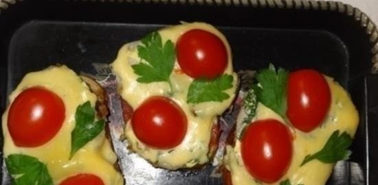 Горячие бутерброды с помидорами кулинарный рецепт