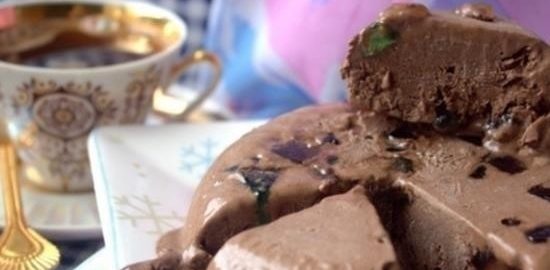 Шоколадное мороженое с мармеладом кулинарный рецепт