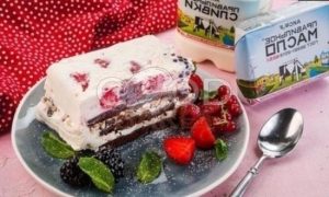 Торт-мороженое с летними ягодами рецепт шаг 14