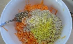 Творожно-морковный десерт на завтрак рецепт шаг 3