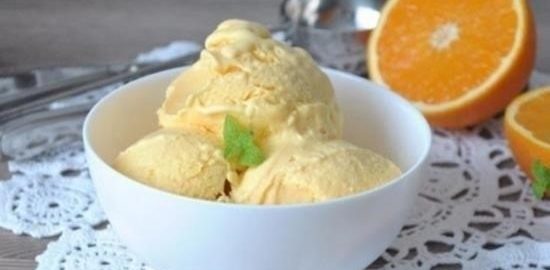 Тыквенно-апельсиновое мороженое кулинарный рецепт
