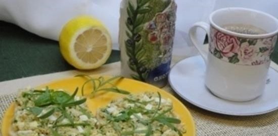 Завтрак в средиземноморском стиле кулинарный рецепт