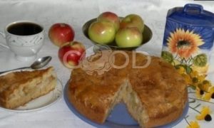 Яблочный пирог рецепт шаг 14