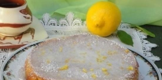 Лимонно-миндальный кекс кулинарный рецепт