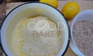 Лимонно-миндальный кекс рецепт шаг 1