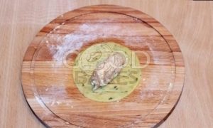 Пирожки с паштетом из тунца и рисом рецепт шаг 9
