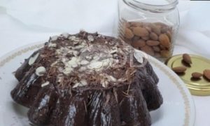 Шоколадно-миндальный кекс рецепт шаг 5