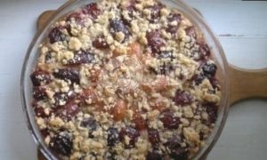 Творожный пирог с фруктами рецепт шаг 10