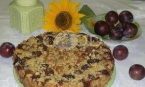 Творожный пирог с фруктами рецепт шаг 12