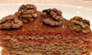 Вафельный торт «Вкус детства» кулинарный рецепт