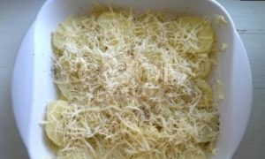 Запеканка из картофеля и баклажанов рецепт шаг 5