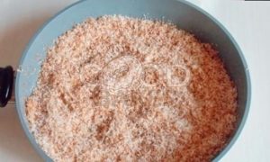 Кокосовый кекс с карамельными яблоками рецепт шаг 1