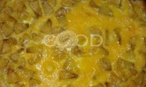 Пирог из творожного теста с тыквенным суфле и яблоками рецепт шаг 13