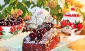 Торт с клубничным желе и шоколадом рецепт шаг 16