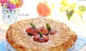 Вкусный пирог с персиками и безе рецепт шаг 20