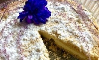 Пирог с лавандой и лаймом кулинарный рецепт