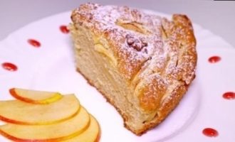 Вкусный яблочный пирог кулинарный рецепт
