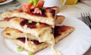 Картофельные лепешки с сыром кулинарный рецепт