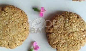 Овсяное печенье с кунжутом рецепт шаг 8
