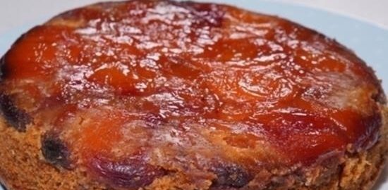 Пирог-перевертыш с курагой и пеканом кулинарный рецепт