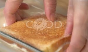 Французский тост со сливочным сыром и вишней рецепт шаг 5