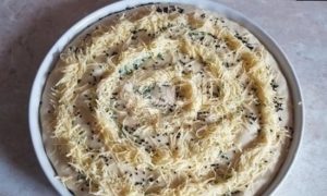 Пирог с зеленью и сыром рецепт шаг 4