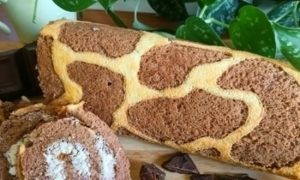 Рулет «Жираф» кулинарный рецепт