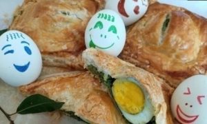 Слойки с яйцом кулинарный рецепт