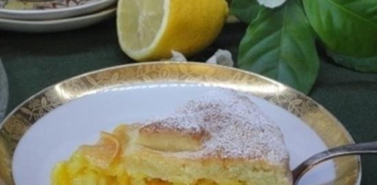 Лимонный пирог кулинарный рецепт