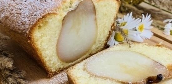 Бисквитный пирог с грушей кулинарный рецепт