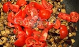 Брускетта с томатами и баклажанами рецепт шаг 4