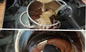 Молочно-шоколадный торт «Эрл Грей» с малиной рецепт шаг 10