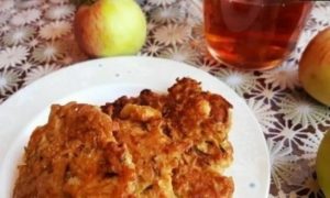 Оладьи из кабачков и яблок кулинарный рецепт