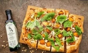 Пинца с тыквой, шпинатом и сыром рецепт шаг 8