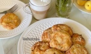 Сырные пончики из цельнозерновой муки кулинарный рецепт