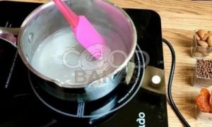 Торт с миндалем и сливочным суфле рецепт шаг 4