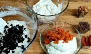 Торт с миндалем и сливочным суфле рецепт шаг 5