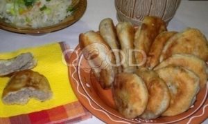 Жареные пирожки с картошкой и печенкой рецепт шаг 18